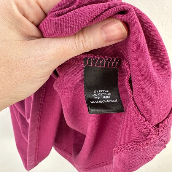 Torrid Top Womens Blouse 1 Plus Pink Halter Neck Sleeveless Pullover Oversized - Picture 7 of 8